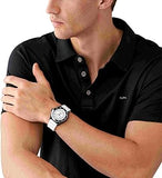 Michael Kors Maritime Analog White Dial White Silicone Strap Watch for Men - MK9159 Authentic Buy Shop Now