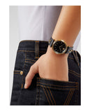 Versace V-Twist Black Dial Black Leather Strap Watch for Women - VELS00619 Authentic Buy Shop Now
