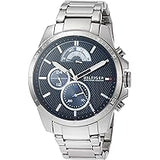 Tommy Hilfiger Decker Quartz Blue Dial Silver Steel Strap Watch for Men - 1791348 Authentic Buy Shop Now