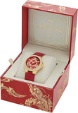 Michael Kors Camille Three-Hand Red Dial Red Leather Strap Watch for Women - MK4750 Authentic Buy Shop Now