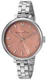 Marc Jacobs Sally Orange Dial Silver Steel Strap Watch for Women - MBM3365 Authentic Buy Shop Now