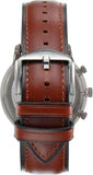 Fossil Neutra Chronograph Grey Dial Brown Leather Strap Watch for Men - FS5512 Authentic Buy Shop Now
