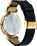 Versace Palazzo Empire Greca Black Dial Black Leather Strap Watch for Women - VEDV00119 Authentic Buy Shop Now
