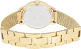 Guess Chelsea Crystals Mother of Pearl White Dial Gold Mesh Bracelet Watch For Women - W0647L7 Authentic Buy Shop Now