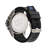 Tommy Hilfiger Sport Multifunction Black Dial Black Rubber Strap Watch for Men - 1791143 Authentic Buy Shop Now