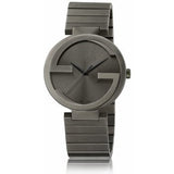 Gucci G Interlocking Quartz Grey Dial Grey Steel Strap Watch For Men - YA133210 Authentic Buy Shop Now