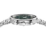 Salvatore Ferragamo Sapphire Chrono Green Dial Silver Steel Strap Watch for Men - SFME00421 Authentic Buy Shop Now