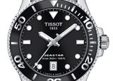 Tissot Seastar 1000 Lady Black Dial Silver Steel Strap Watch for Women - T120.210.11.051.00 Authentic Buy Shop Now
