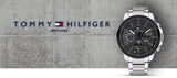 Tommy Hilfiger Iconic Quartz Black Dial Silver Steel Strap Watch for Men - 1791564 Authentic Buy Shop Now