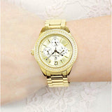 Bulova Multi Function Gold Dial Gold Steel Strap Watch for Women - 97N102 Authentic Buy Shop Now