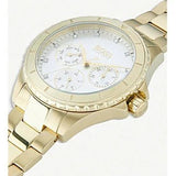 Hugo Boss Premiere White Dial Gold Steel Strap Watch for Women - 1502445 Authentic Buy Shop Now
