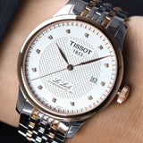 Tissot Le Locle Powermatic 80 Silver Dial Two Tone Steel Strap Watch For Men - T006.407.22.036.01 Authentic Buy Shop Now