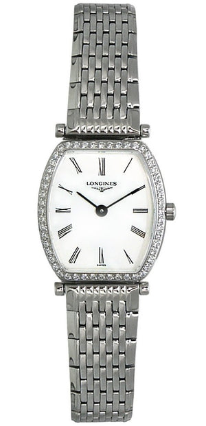 Longines La Grande Classique de Longines Tonneau 22 Diamond Watch for Women - L4.288.0.11.6 Authentic Buy Shop Now