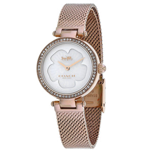 Coach Park Mother of Pearl Dial Rose Gold Mesh Bracelet Watch for Women - 14503511 Authentic Buy Shop Now