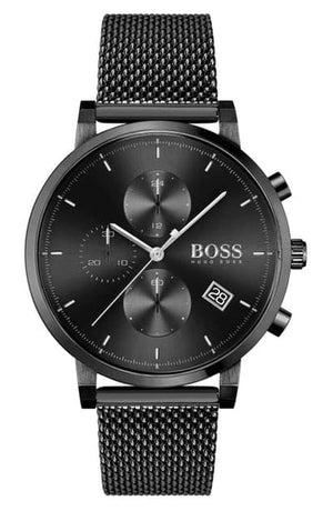 Hugo Boss Integrity Black Dial Black Mesh Bracelet Watch for Men - 1513813 Authentic Buy Shop Now