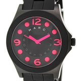 Marc Jacobs Pelly Black Dial Black Silicone Strap Watch for Women - MBM2517 Authentic Buy Shop Now
