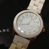Marc Jacobs Pelly White Dial White Silicone Strap Watch for Women - MBM2526 Authentic Buy Shop Now