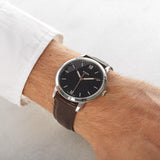 Fossil The Minimalist 3H Black Dial Brown Leather Strap Watch for Men - FS5464 Authentic Buy Shop Now