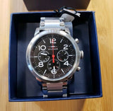 Tommy Hilfiger Jake Chronograph Black Dial Silver Steel Strap Watch for Men - 1791234 Authentic Buy Shop Now