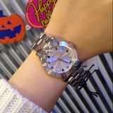 Marc Jacobs Amy White Dial Silver Steel Strap Watch for Women - MBM3140 Authentic Buy Shop Now