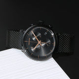 Calvin Klein High Noon Black Dial Black Mesh Bracelet Watch for Women - K8M27421 Authentic Buy Shop Now