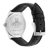 Gucci G-Timeless Moonphase Black Dial Black Leather Strap Watch For Men - YA1264045 Authentic Buy Shop Now