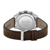 Hugo Boss Champion Grey Dial Brown Leather Strap Watch for Men - 1513815 Authentic Buy Shop Now