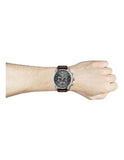 Hugo Boss Champion Grey Dial Brown Leather Strap Watch for Men - 1513815 Authentic Buy Shop Now