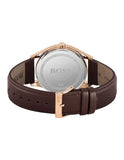 Hugo Boss Navigator Grey Dial Brown Leather Strap Watch for Men - 1513496 Authentic Buy Shop Now