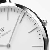 Daniel Wellington Classic Oxford White Dial Two Tone Nylon Strap Watch For Men - DW00100015 Authentic Buy Shop Now