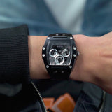 Guess Phoenix Multifunction Black Dial Black Rubber Strap Watch for Men - GW0203G3 Authentic Buy Shop Now