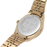 Tommy Hilfiger Monica Quartz White Dial Gold Steel Strap Watch For Women - 1782593 Authentic Buy Shop Now