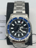Citizen Promaster Fugu Limited Edition Diver's 200m Automatic Black Dial Silver Steel Strap Watch For Men - NY0098-84E Authentic Buy Shop Now