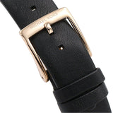 Michael Kors Pyper Quartz White Dial Black Leather Strap Watch For Women - MK2834 Authentic Buy Shop Now