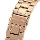 Michael Kors Ritz Analog Crystals Silver Dial Rose Gold Steel Strap Watch for Women - MK6863 Authentic Buy Shop Now