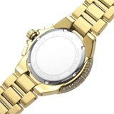 Michael Kors Camille Chronograph White Dial Gold Steel Strap Watch For Women - MK6994 Authentic Buy Shop Now