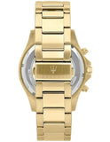 Maserati SFIDA Quartz Yellow Dial Gold Strap Watch For Men - R8873640005 Authentic Buy Shop Now