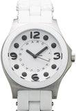 Marc Jacobs Rock White Dial White Silicone Strap Watch for Women - MBM2532 Authentic Buy Shop Now