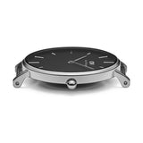 Daniel Wellington Classic Petite York Black Dial Brown Leather Strap Watch For Women - DW00100238 Authentic Buy Shop Now