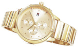 Tommy Hilfiger Blake White Dial Gold Steel Strap Watch for Women - 1781905 Authentic Buy Shop Now