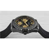 Guess Starlight Black Dial Black Rubber Strap Watch for Women - W0846L1 Authentic Buy Shop Now