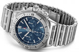 Breitling Chronomat B01 42 Frecce Tricolori Blue Dial Silver Steel Strap Watch for Men - AB01344A1C1A1 Authentic Buy Shop Now