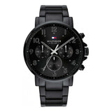 Tommy Hilfiger Daniel Black Dial Black Steel Strap Watch for Men - 1710383 Authentic Buy Shop Now