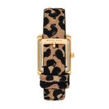 Michael Kors Emery Quartz Diamonds Black Dial Cheetah Print Leather Strap Watch For Women - MK7387 Authentic Buy Shop Now
