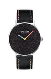 Coach Perry Black Dial Black Leather Strap Watch for Women - 14503033 Authentic Buy Shop Now