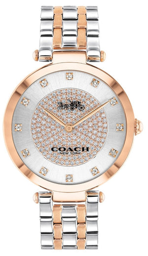 Coach Park Silver Dial Two Tone Steel Strap Watch for Women - 14503644 Authentic Buy Shop Now