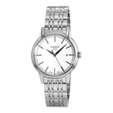 Tissot Carson Steel White Dial Silver Steel Strap Watch For Men - T085.410.11.011.00 Authentic Buy Shop Now