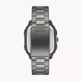 Fossil Inscription Multifunction Silver Dial Grey Steel Strap Watch for Men - BQ2657 Authentic Buy Shop Now