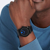 Movado Bold Black Dial Black Leather Strap Watch For Men - 3600306 Authentic Buy Shop Now