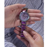 Guess Lily Analog Purple Dial Purple Steel Strap Watch For Women - GW0528L4 Authentic Buy Shop Now